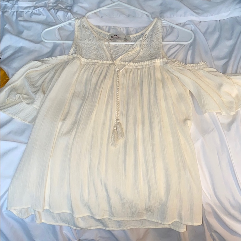 Creme color light blouse